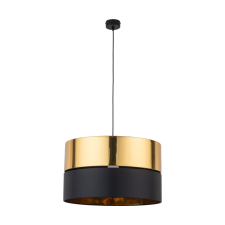 TK Lighting Hilton fekete-arany függesztett lámpa (TK-4346) E27 1 izzós IP20 világítás