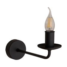 TK Lighting Limal fekete falikar (TK-4611) E14 1 izzós IP20 világítás