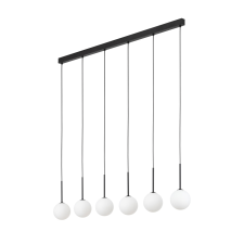TK Lighting Martin fehér-fekete függesztett lámpa (TK-4504) G9 6 izzós IP20 világítás