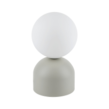 TK Lighting Miki szürke-fehér asztali lámpa (TK-16038) G9 1 izzós IP20 világítás