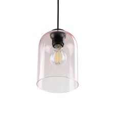 TK Lighting Molly átlátszó-rózsaszín függesztett lámpa (TK-10296) E27 1 izzós IP20 világítás