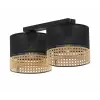 TK Lighting Paglia mennyezeti lámpa fekete