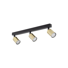 TK Lighting Top arany-fekete mennyezeti spotlámpa (TK-5968) GU10 3 izzós IP20 világítás