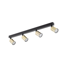 TK Lighting Top arany-fekete mennyezeti spotlámpa (TK-5969) GU10 4 izzós IP20 világítás