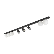 TK Lighting Vox fekete mennyezeti lámpa (TK-10004) GU10+G9 8 izzós IP20 világítás