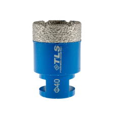  TLS COBRA-PRO Gyémánt lyukfúró 40 mm sarokcsiszolóra száraz / vizes kék fúrószár