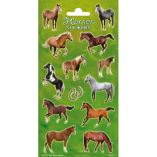 TM Essentials B.V. Horses Stickers Lovas matrica Funny Products iskolai kiegészítő