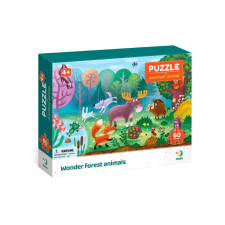 TM Toys Dodo puzzle - Erdei állatok, 60 db puzzle, kirakós
