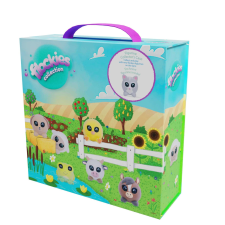 TM Toys Flockies S3 - Gyűjtő Házikó (doboz) cicával játékfigura