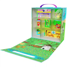 TM Toys Flockies S3 - Gyűjtői házikó Caroline a cica figurával játékfigura