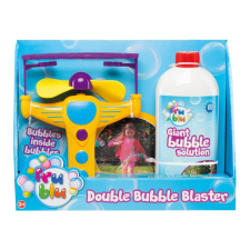 TM Toys Fru Blu Dupla bubilövő készlet, 0,5 l folyadékkal buborékfújó