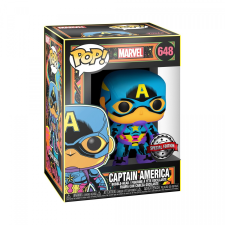 TM Toys Funko POP Marvel Black Light - Amerika kapitány játékfigura