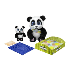 TM Toys Interaktív plüss - Panda mama és BaoBao plüssfigura