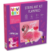 TM Toys Wow Box Világító csomózó képkészítő készlet - Flamingó (5904754609302)