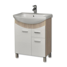 TMP cabinets ZX sonoma 65/75 cm fürdőszoba bútor mosdókagylóval fürdőszoba bútor