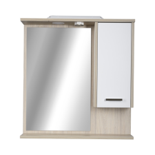 TMP ZX - SONOMA - Tükrös fürdőszobai szekrény LED világítással - 55 x 80 cm fürdőszoba bútor