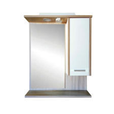 TMP ZX - SONOMA- tükrös szekrény 65cm fürdőszoba bútor