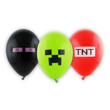 TNT Party léggömb, lufi 6 db-os 12 inch (30 cm) party kellék
