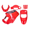 TNT Védőburkolat készlet piros 5 darabos MBK Booster -2004, Yamaha BWS -2004