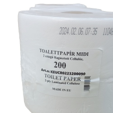 Toalettpapír Midi Jumbo 2 rétegű, 100% cellulóz 6 tekercs higiéniai papíráru