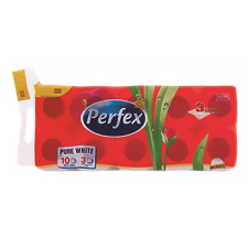 Toalettpapír PERFEX 3 rétegű 10 tekercses higiéniai papíráru