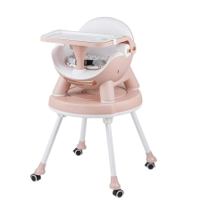  Többfunkciós baba etetőszék, 3 az 1-ben, Rózsaszín ABYZ etetőszék