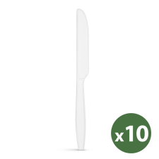[] Többször használatos bioműanyag kés készlet - 10 db / csomag (57591A) dekorációs kellék