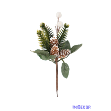  Tobozos fenyős pick 16cm dekorációs kellék