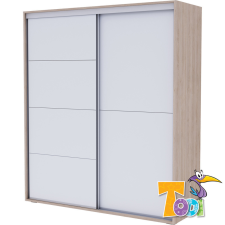 TODI gardróbszekrény Classic 200cm széles gyermek- és ifjúsági könyv