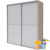 TODI gardróbszekrény Magic 200cm széles