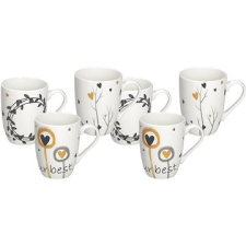 TOGNANA 6 db-os bögre készlet 330ml IRIS GOLDY ajándéktárgy