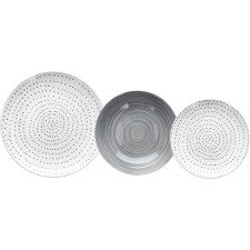 TOGNANA Étkészlet 18 db KOONAN GRIGIO (MC070185866) tányér és evőeszköz