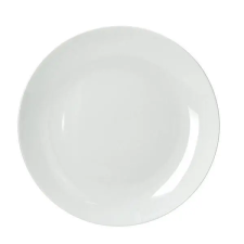 TOGNANA METROPOLIS BIANCO fehér porcelán lapos tányér 27cm tányér és evőeszköz