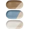 TOGNANA RELIEF PEPA ovális 26,5 × 13,5 cm ASSORT szín