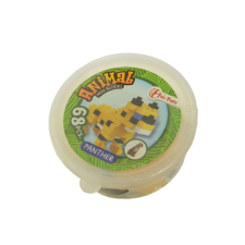 Toi-Toys Animal mini blocks állatos építő játékok – párduc, 68 db barkácsolás, építés
