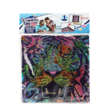 Toi-Toys Diamond Painting gyöngydíszes állatképek – tigris kreatív és készségfejlesztő