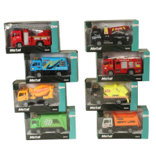 Toi-Toys Fém jármű modellek – 12 cm autópálya és játékautó