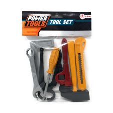 Toi-Toys Power Tools szerszámos készlet – 7 db, C szett barkácsolás