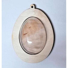  Tojás szett akril féltojással, mérete: 87x124x3+3mm, akril tojás: 80 mm dekorációs kellék