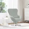 Tojásfotel Világosszürke Bársony