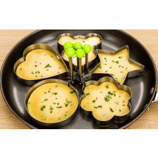  Tojássütő forma (5db-os szett) konyhai eszköz