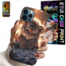  TOK ALMA IPHONE 13 PRO MAX - ARANYOS TIGRIS TIGRIS ÁLLATOKKAL tok és táska