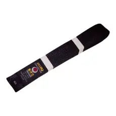 Tokaido Karate öv, Tokaido, műselyem, fekete, Japán design, 305 (5,5) méret