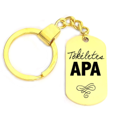  Tökéletes Apa kulcstartó, választható több formában és színben kulcstartó