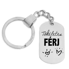 Tökéletes férj kulcstartó, választható több formában és színben kulcstartó