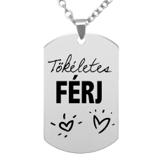Tökéletes férj medál lánccal, választható több formában és színben medál