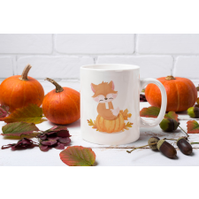  Tökös rókás bögre egyedi ajándék