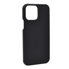 TokShop Apple iPhone 13 Pro Max, Műanyag hátlap védőtok, gumírozott, fekete tok és táska