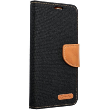 TokShop Apple iPhone 16, Oldalra nyíló tok, stand, Canvas Book, fekete tok és táska