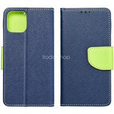 TokShop Realme Narzo 50A, Oldalra nyíló tok, stand, Fancy Book, sötétkék tok és táska